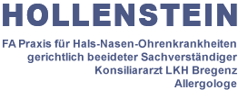Dr. Georg Hollenstein, Facharzt für Hals-Nasen-Ohrenkrankheiten in Bregenz Logo